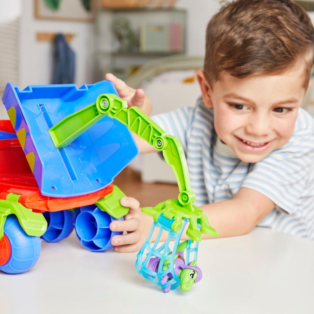 Spidey and His Amazing Friends Dino-Webs Crawler Vehicle with Spider-Man toys Ages 3 - Image 4