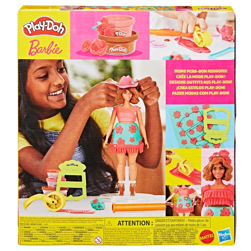 Play-Doh Barbie Florals and Fringe Doll Set - Image 8