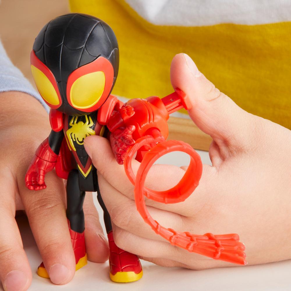 Marvel Spidey and His Amazing Friends Web-Spinners Miles Morales Spider-Man Figure - Image 2