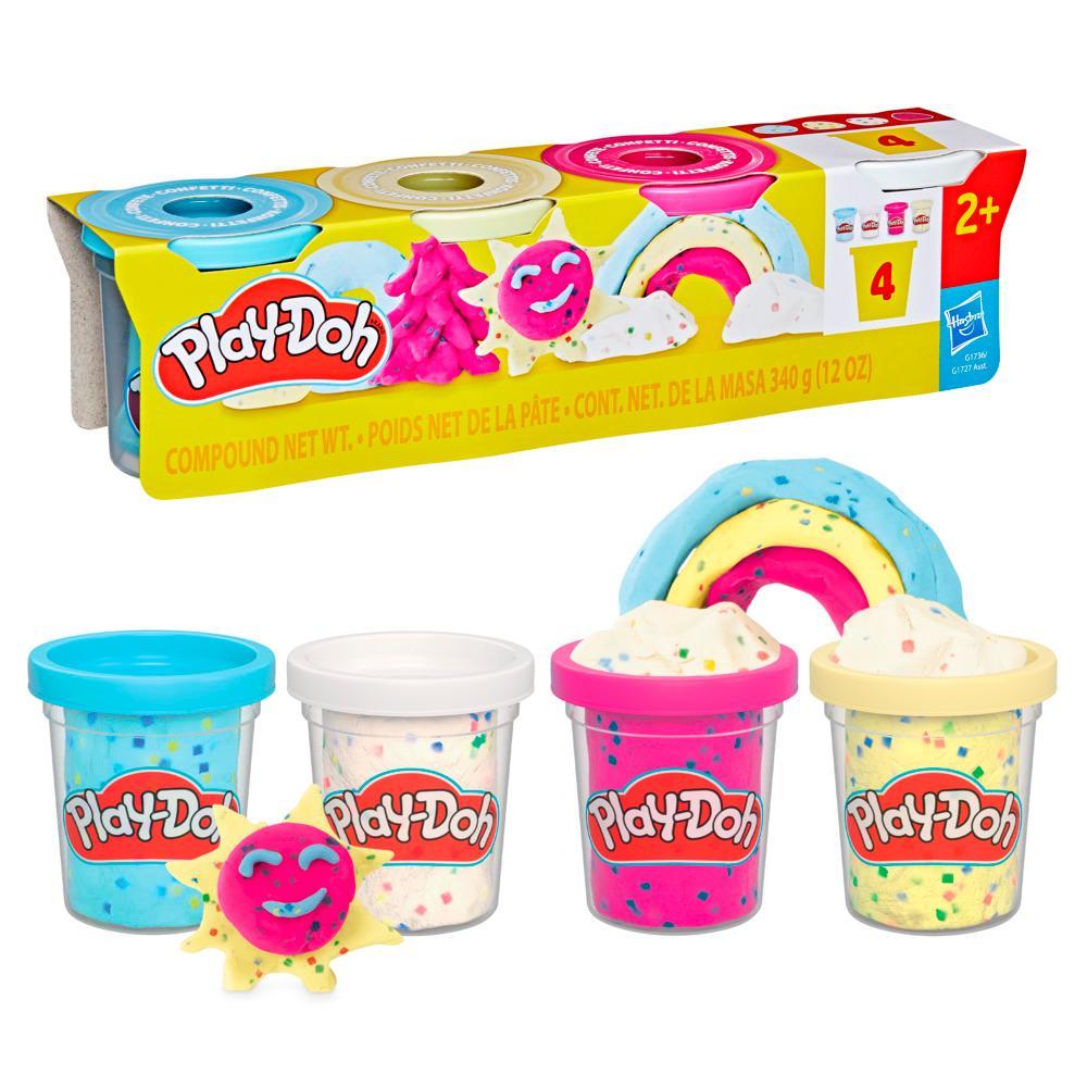 Play-Doh 4 Pack Confetti Compound - Image 6