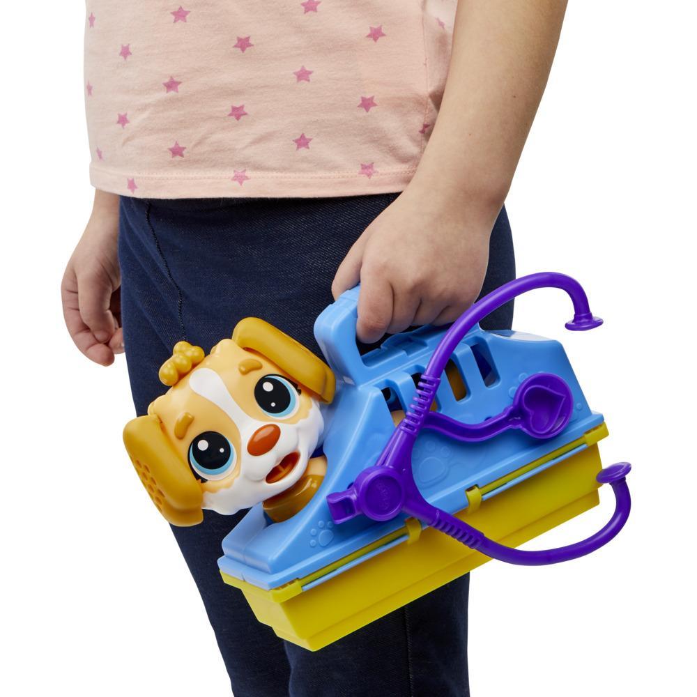 Play-Doh Care n Carry Vet Playset with Toy Dog Carrier 10 Tools 5 Colors Kids Toys - Image 3