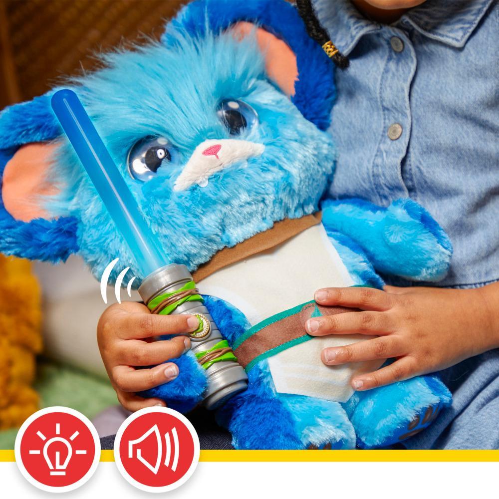 Star Wars Young Jedi Adventures Jabberin Jedi Nubs Star Wars Electronic Plush Preschool Toys - Image 2