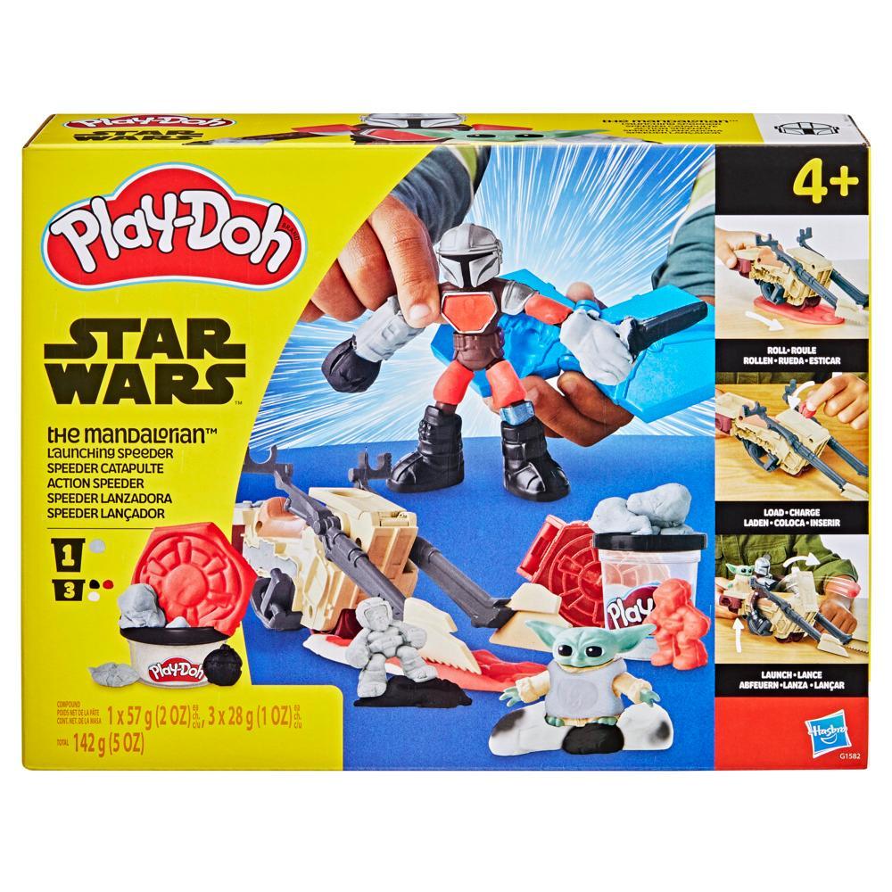 Play-Doh STAR WARS THE MANDALORIAN Launching Speeder Playset - Image 7
