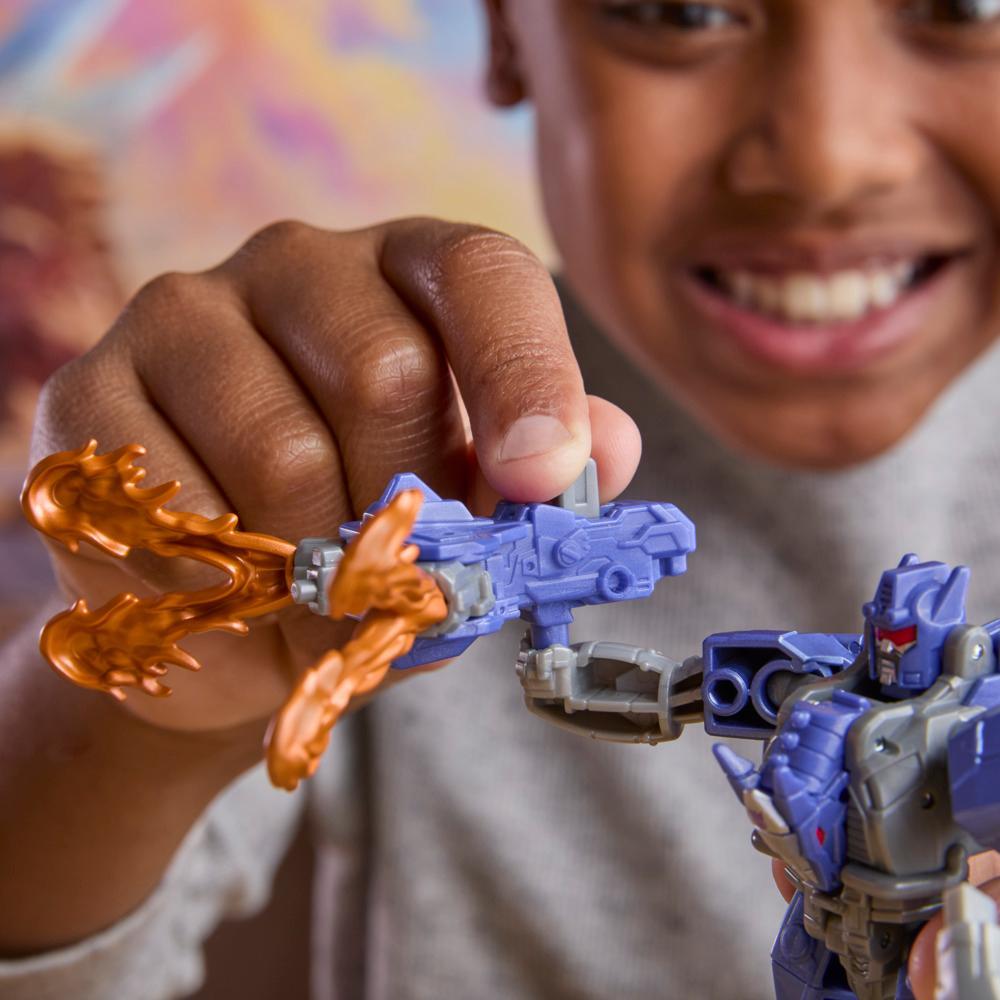 Transformers CYBERWORLD Armored Cyber Changers Galvatron Action Figure - Image 2