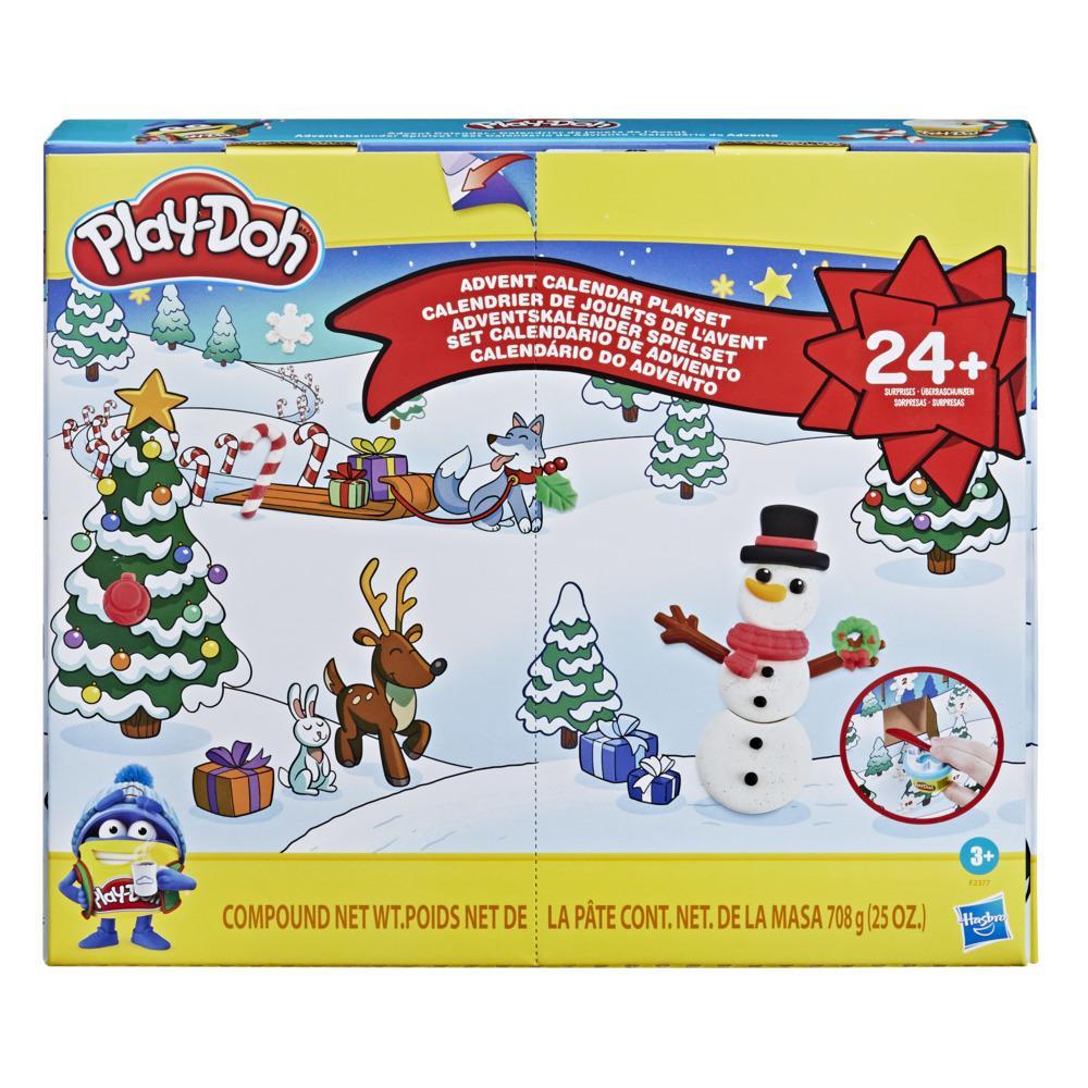 Play-Doh Advent Calendar Toy for Kids 3 Years and Up with Over 24 Surprises Playmats and 24 Play-Doh Cans - Image 7