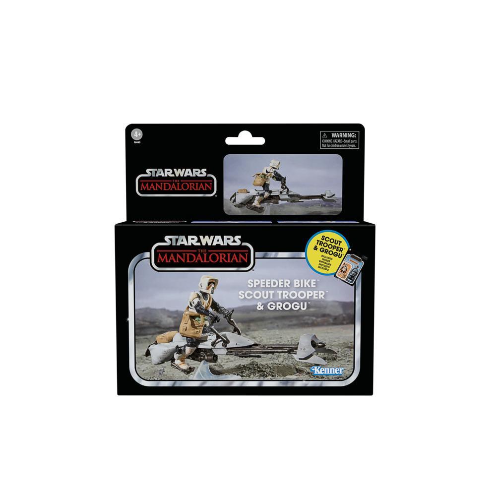 Star Wars The Vintage Collection Speeder Bike Scout Trooper Grogu Vehicle Action Figures 375 - Image 7