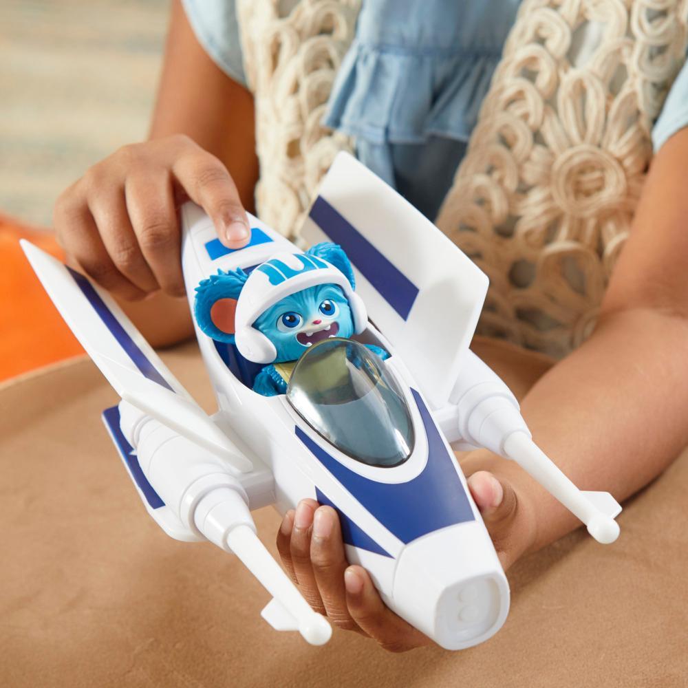 Star Wars Young Jedi Adventures Jedi Pilot Nubs Preschool Toys 4-Scale - Image 3