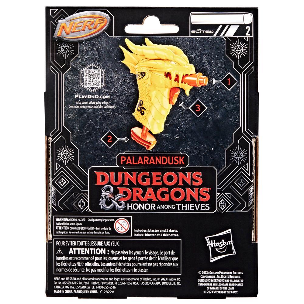 Nerf MicroShots Dungeons Dragons Palarandusk Blaster and 2 Nerf Elite 20 Darts - Image 3