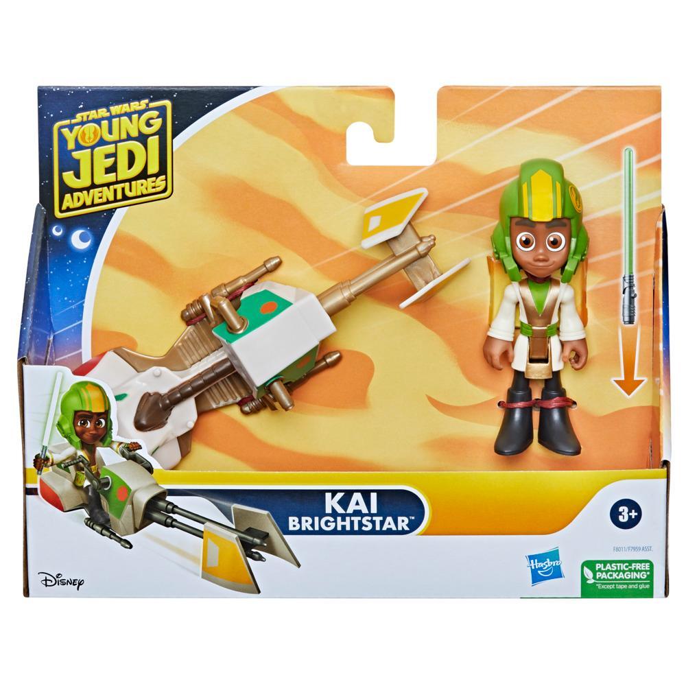Star Wars Kai Brightstar Figure Speeder Bike Star Wars Toys Preschool Toys 4-Scale - Image 2