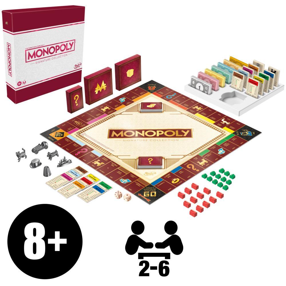 Monopoly Signature Collection Family Board Game Premium Packaging and Components Ages 8 - Image 7