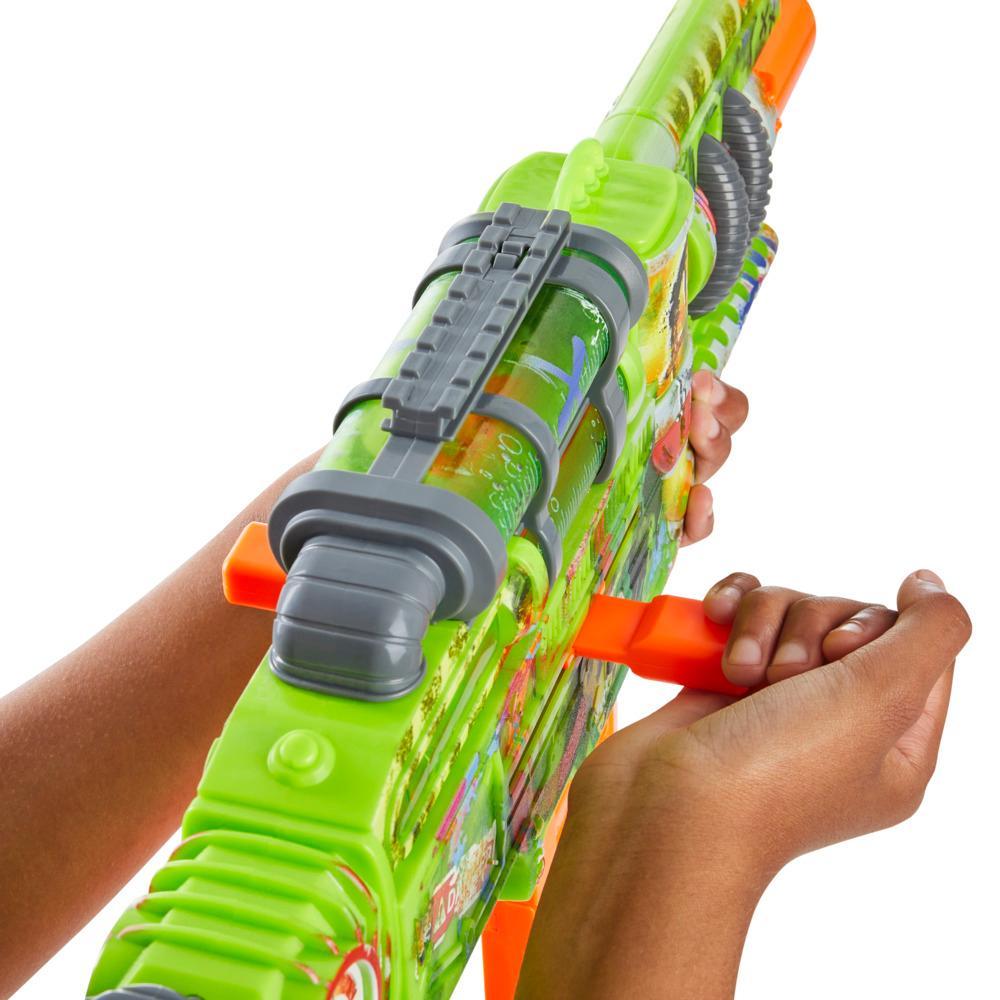 Nerf Zombie Corrupter Dart Blaster 22 Nerf Elite Darts Outdoor Games Ages 8 - Image 3