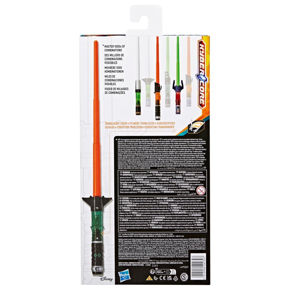 Star Wars Lightsaber Forge Kyber Core Baylan Skoll Orange Customizable Lightsaber - Image 5