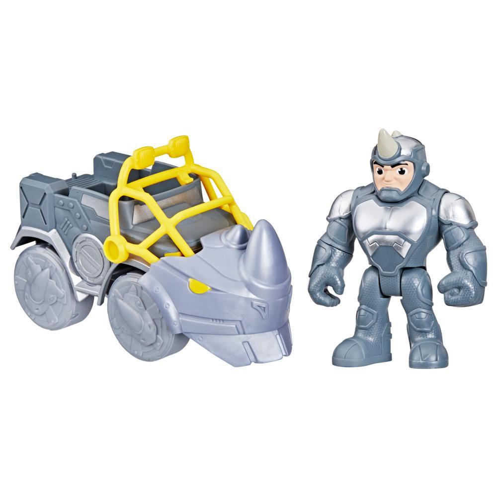 Marvel Spidey and His Amazing Friends Rhino Wrecker Toy Set for Kids 3 - Image 6