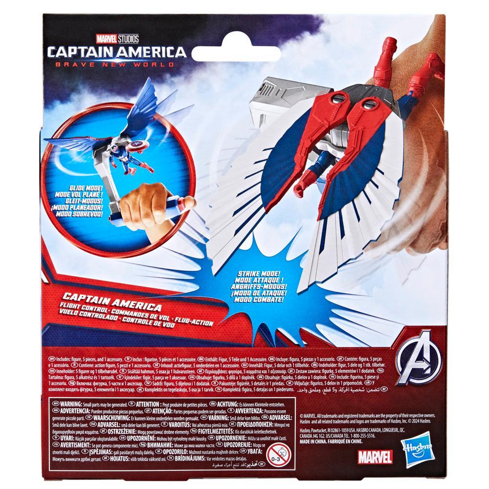 Marvel Epic Hero Series Captain America Brave New World Flight Control Figure - Image 8