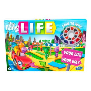 The Game of Life Game Family Board Game for 2 to 4 Players for Kids Ages 8 and Up Includes Colorful Pegs