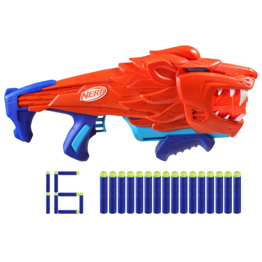 Nerf Junior Wild Lionfury Easy Play Dart Blaster 16 Nerf Elite Darts Ages 6 Up - Image 6