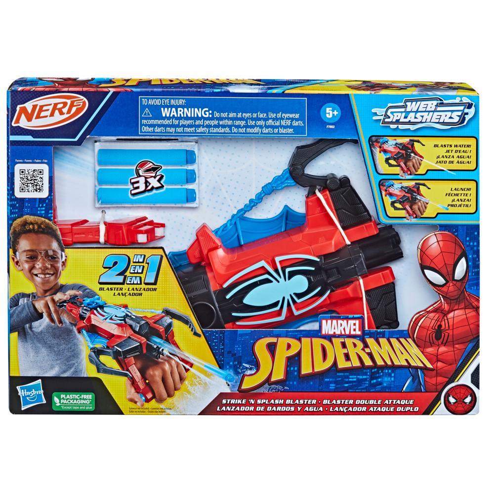Marvel Spider-Man NERF Strike N Splash Blaster 2-in-1 Feature Super Hero Toys Marvel Toys - Image 7