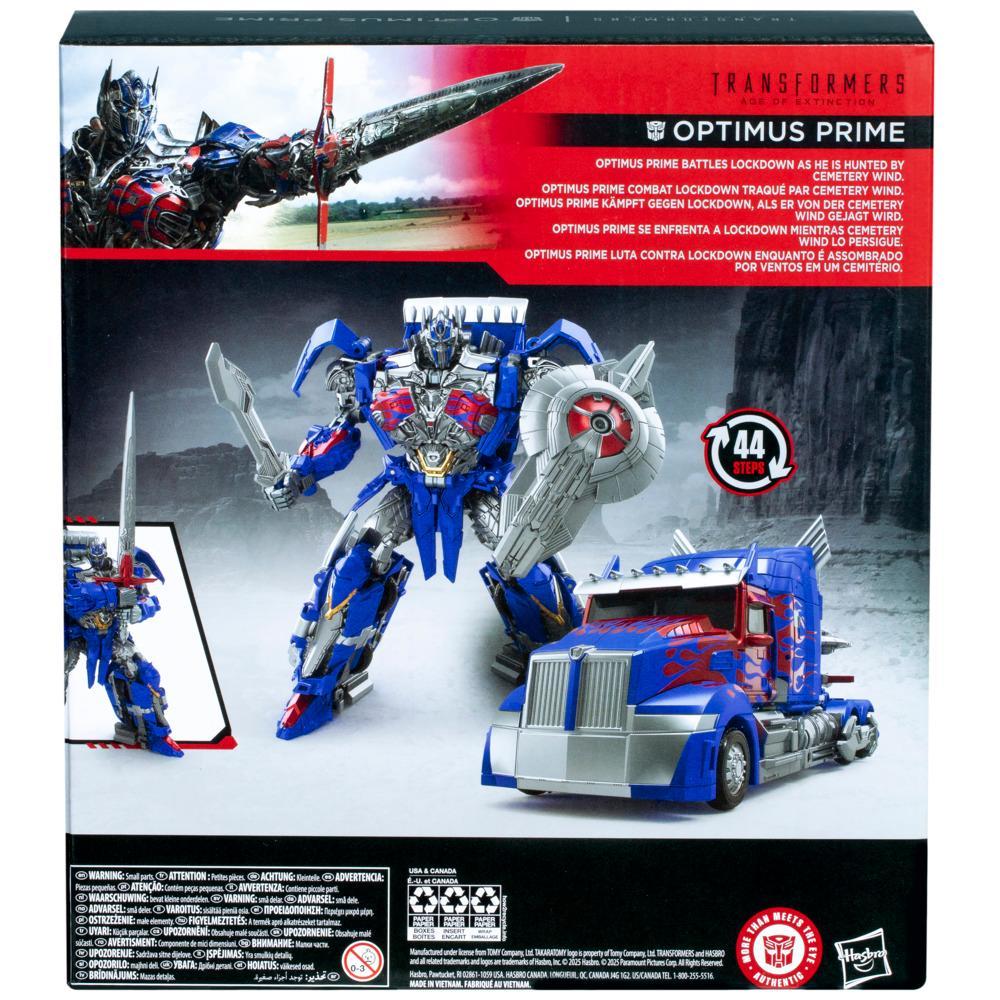Transformers Studio Series Leader Class Transformers Age of Extinction Optimus Prime Action Figure - Image 3