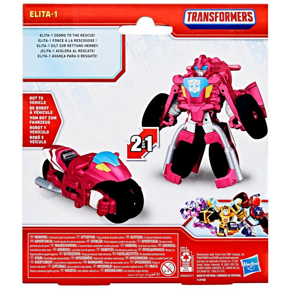 Transformers Classic Heroes Team Elita-1 45-Inch Action Figure Easy 1-Step Conversion Robot Toys for Girls and Boys 3 and Up - Image 3