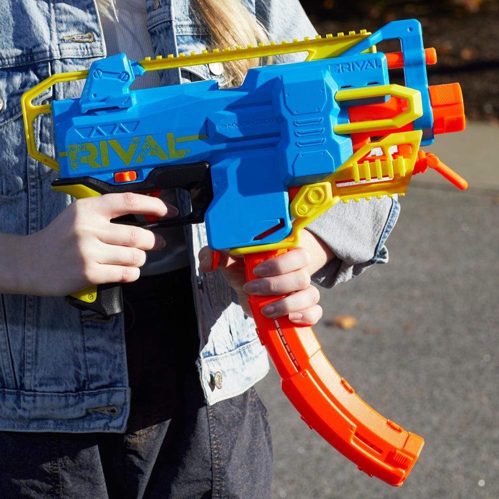 Nerf Rival Challenger MXXIV-1200 Motorized Blaster Curved 12 Round Magazine 18 Nerf Rival Accu-Rounds - Image 3