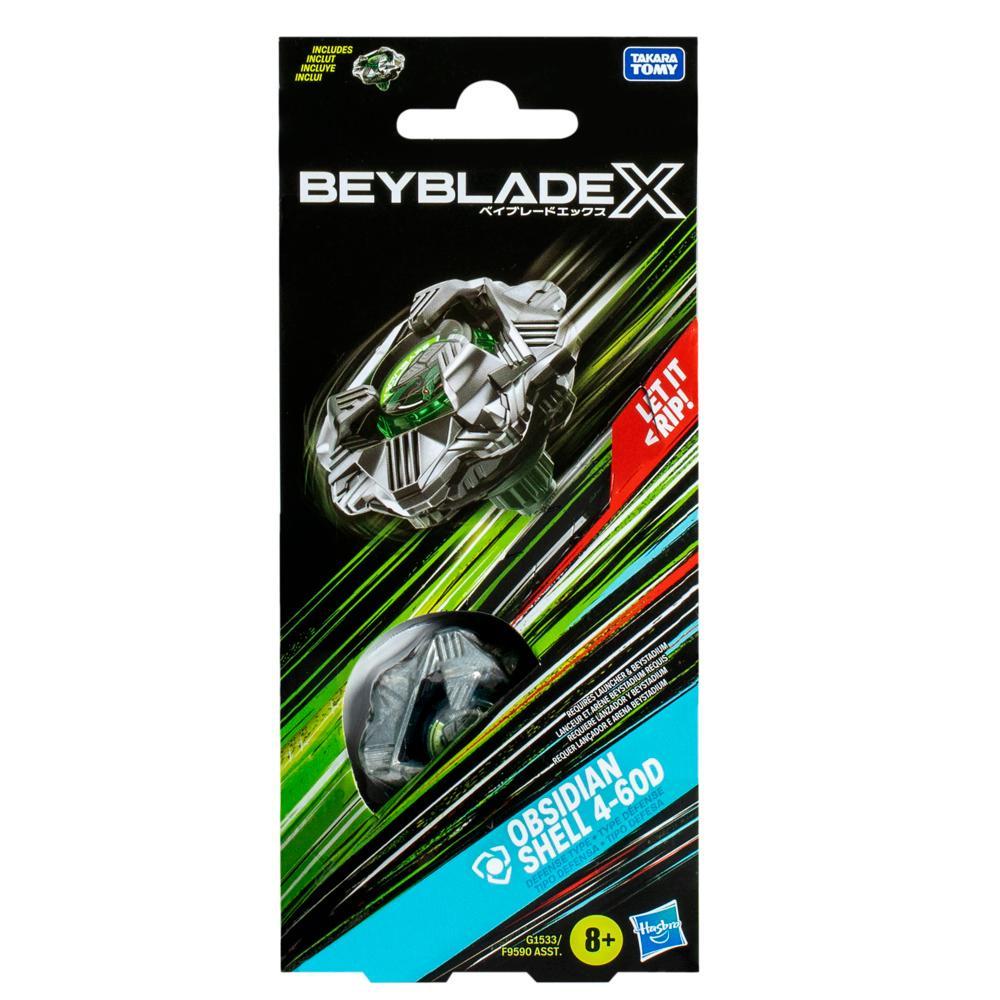 Beyblade X Obsidian Shell 4-60D Booster Pack Set - Image 7