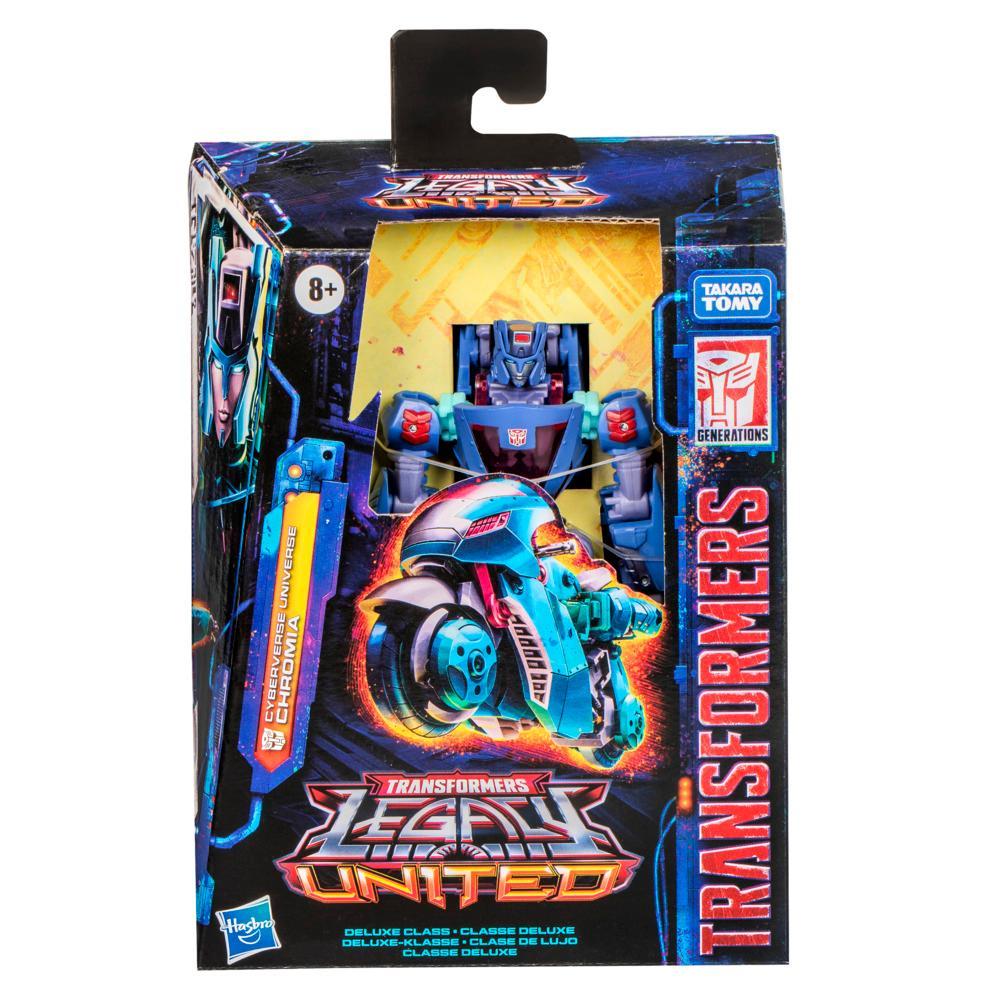 Transformers Legacy United Deluxe Cyberverse Universe Chromia 55 Action Figure 8 - Image 7