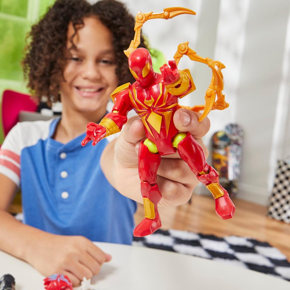 MixMashers Marvel Spider-Man Iron Spider Toy 5 12 cm Mix--Match Deluxe Figure 4 - Image 4