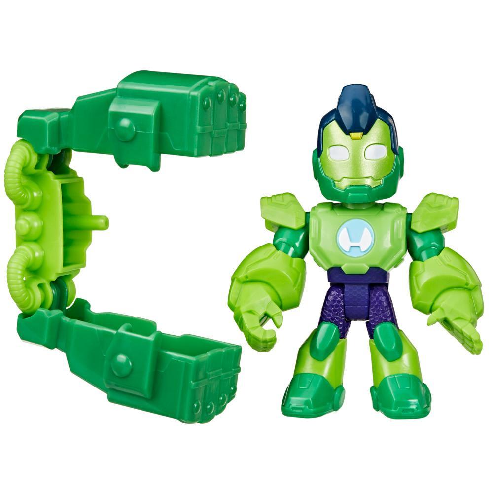 Marvel Iron Man and his Awesome Friends Iron Hulk Action Figure Toy with Accessory - Image 3