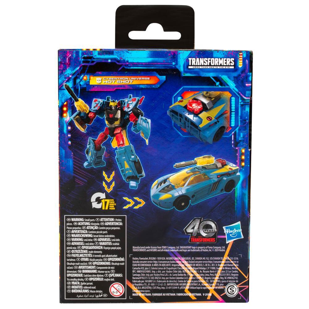 Transformers Legacy United Deluxe Cybertron Universe Hot Shot 55 Action Figure 8 - Image 8