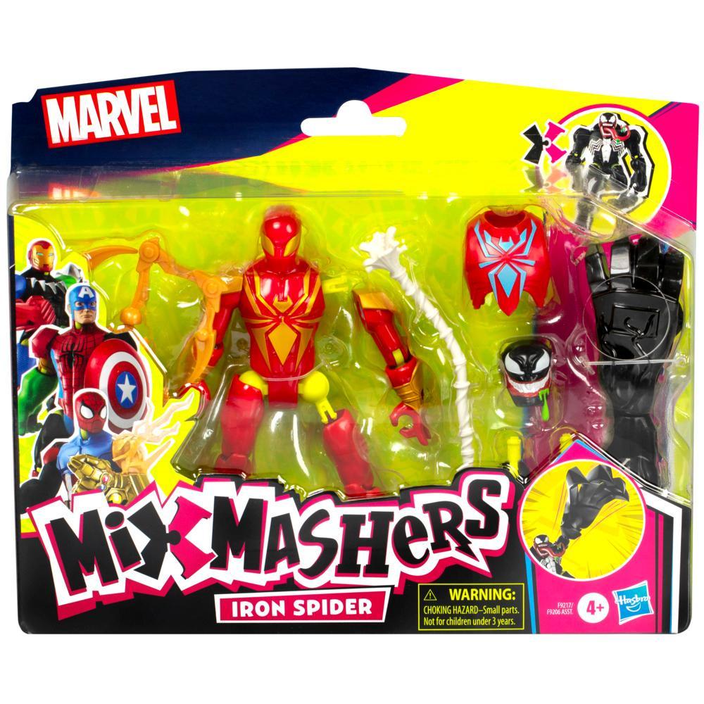 MixMashers Marvel Spider-Man Iron Spider Toy 5 12 cm Mix--Match Deluxe Figure 4 - Image 7