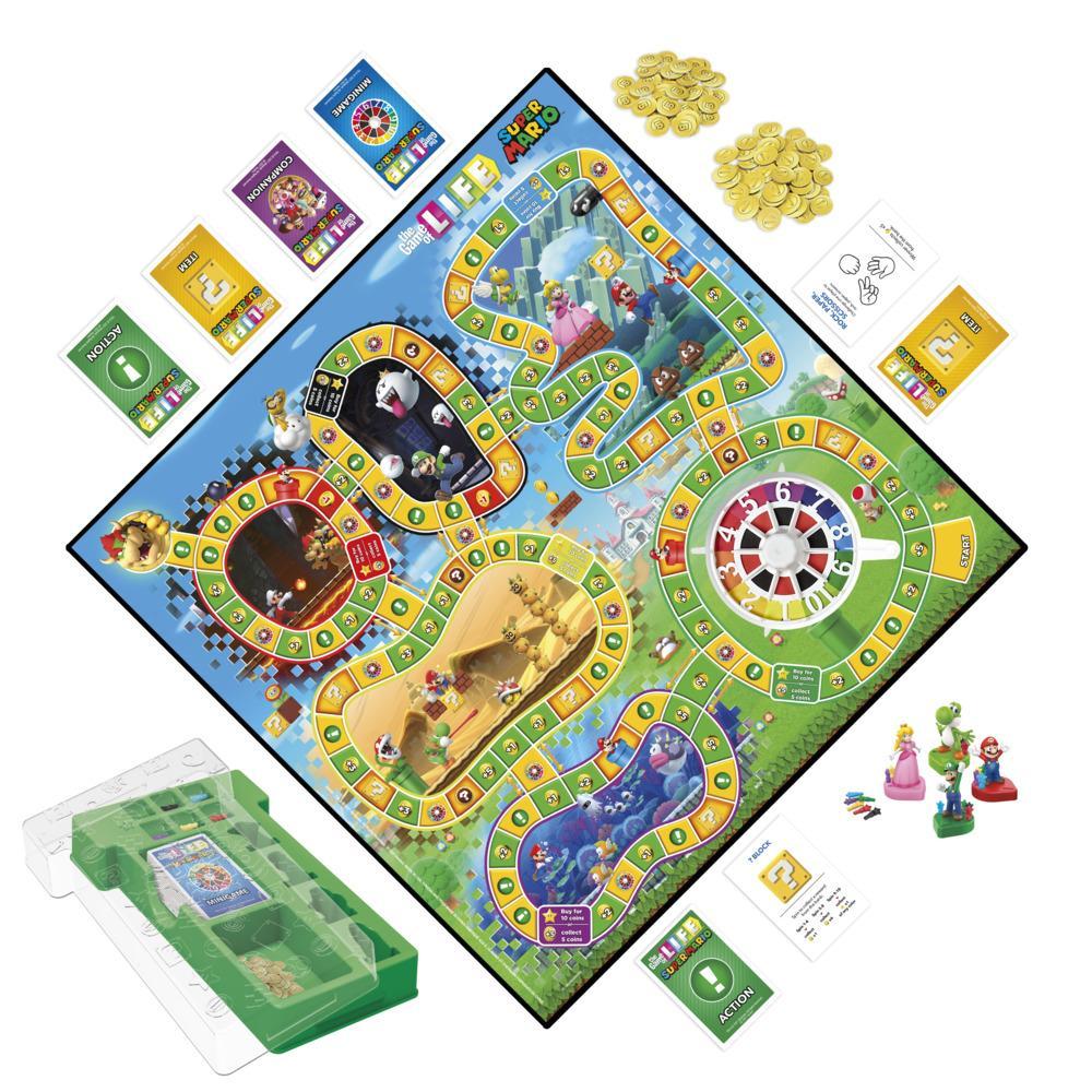 The Game of Life Super Mario Edition Board Game for Kids Ages 8 and Up - Image 7