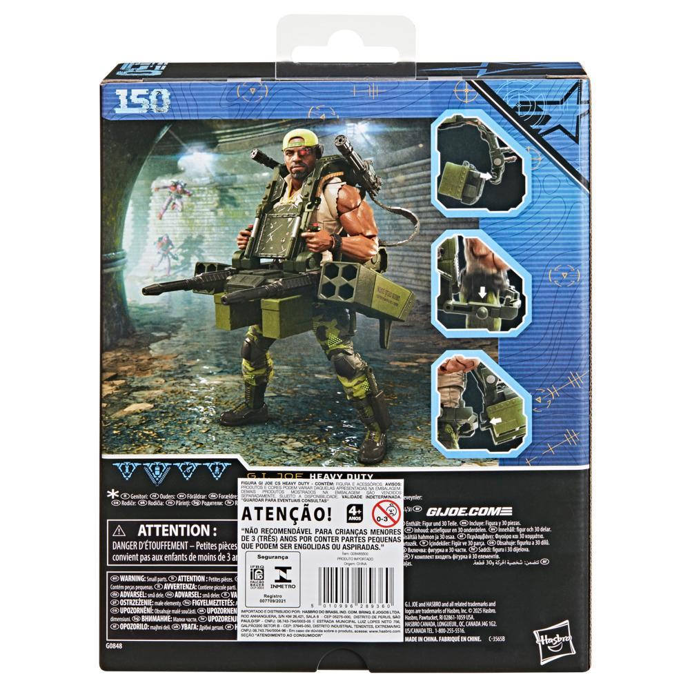 GI Joe Classified Series 150 Heavy Duty with Man-Portable Heavy Weapons System Action Figure - Image 8