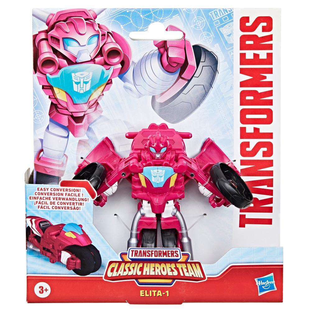 Transformers Classic Heroes Team Elita-1 45-Inch Action Figure Easy 1-Step Conversion Robot Toys for Girls and Boys 3 and Up - Image 2