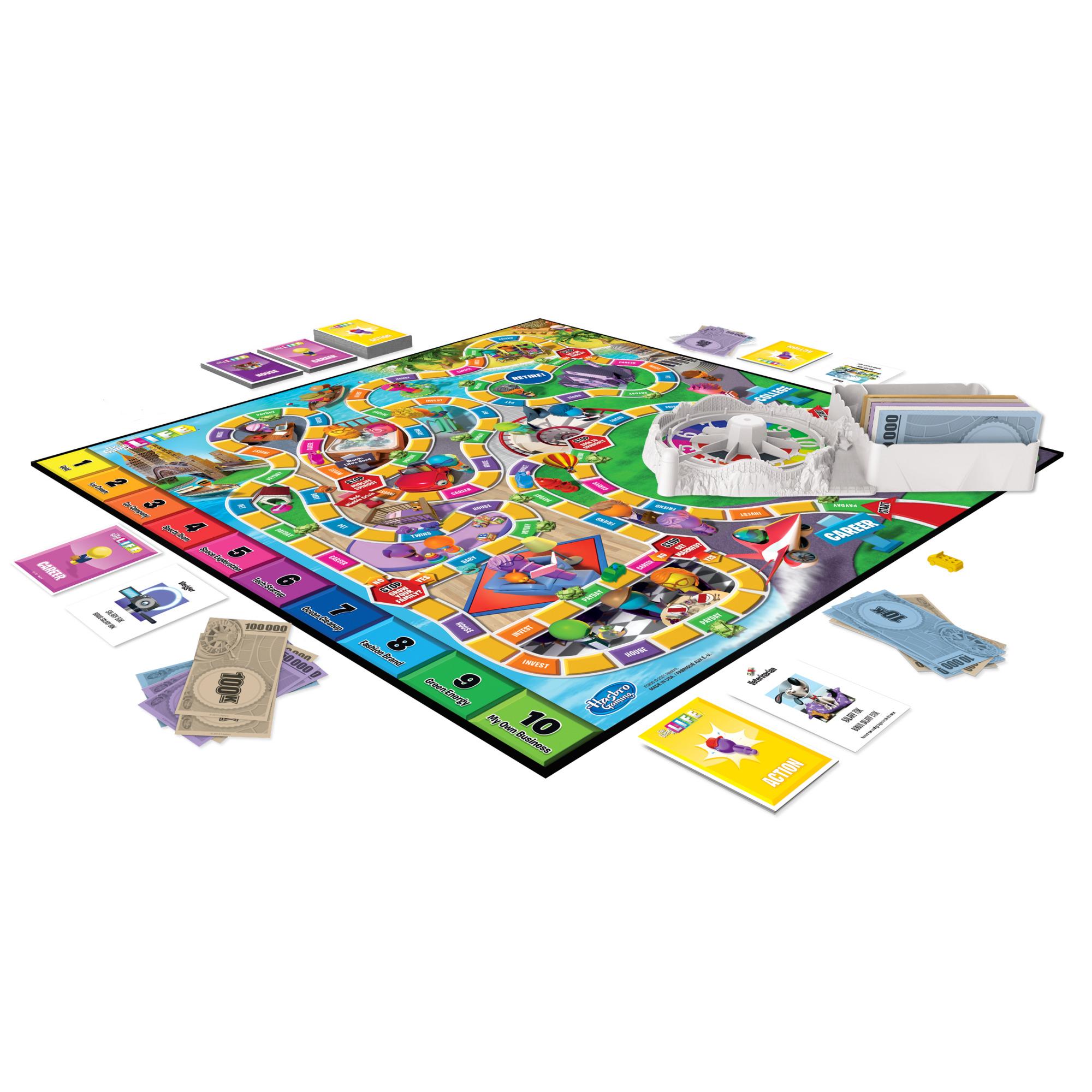 The Game of Life Game Family Board Game for 2 to 4 Players for Kids Ages 8 and Up Includes Colorful Pegs - Image 7