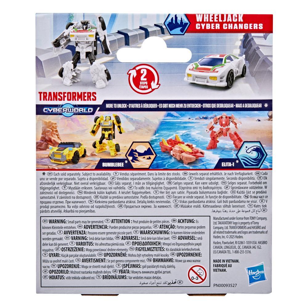Transformers CYBERWORLD Cyber Changers Wheeljack Action Figure - Image 8