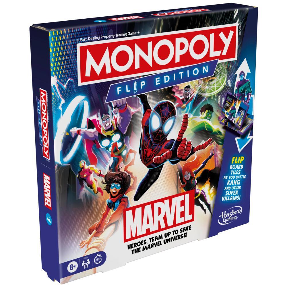 Monopoly Flip Edition Marvel Board Game for 2 to 4 Players Ages 8 - Image 6