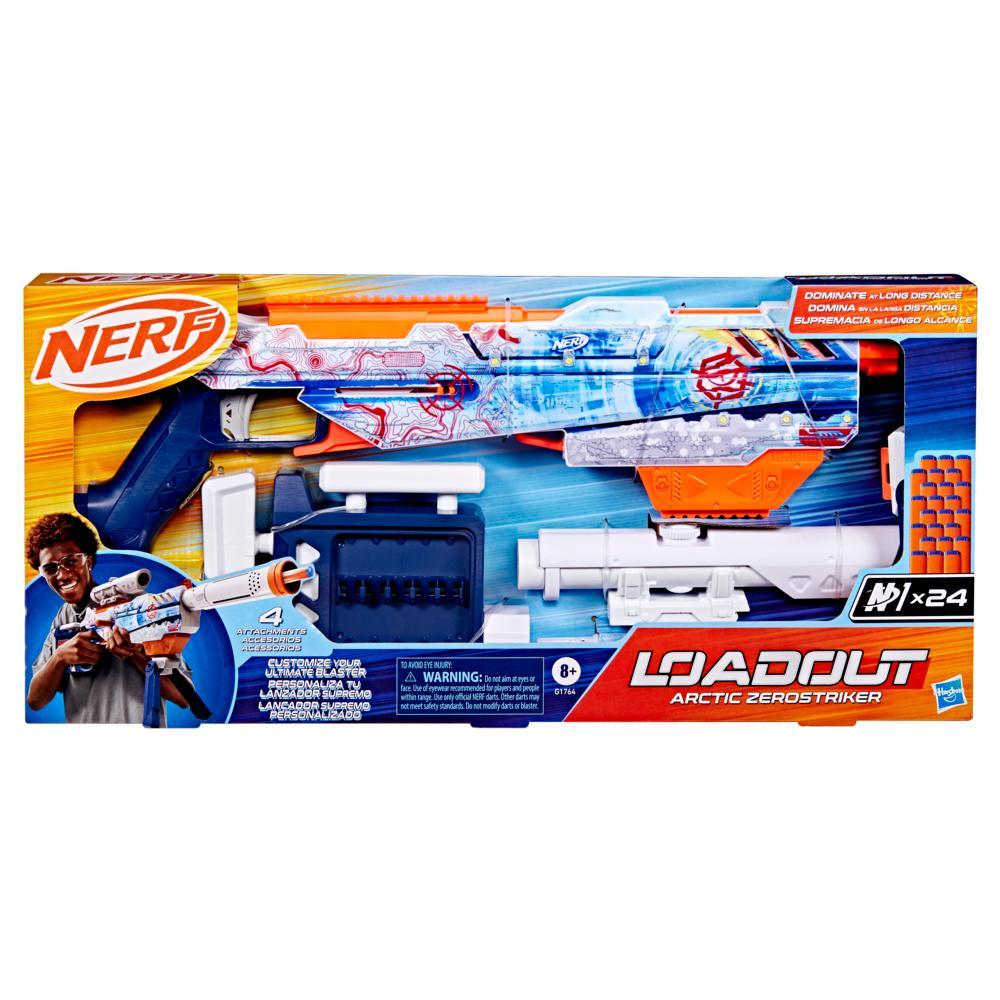 Nerf Loadout Arctic Zerostriker Blaster and N1 Darts - Image 2