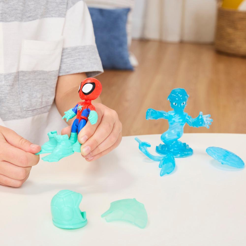 Marvel Spidey and his Amazing Friends Water-Webs Spidey Hydro-Man Toys - Image 10