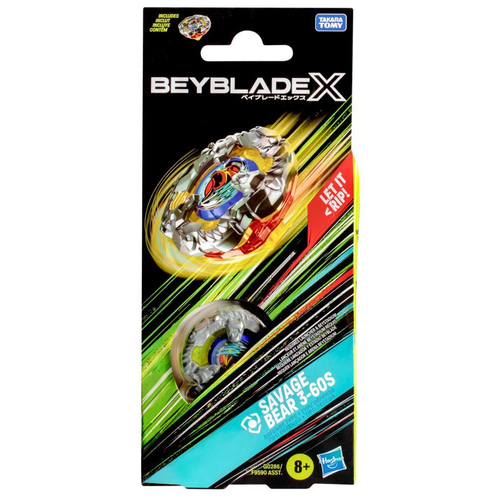 Beyblade X Savage Bear3-60S Top Booster Pack Set - Image 2