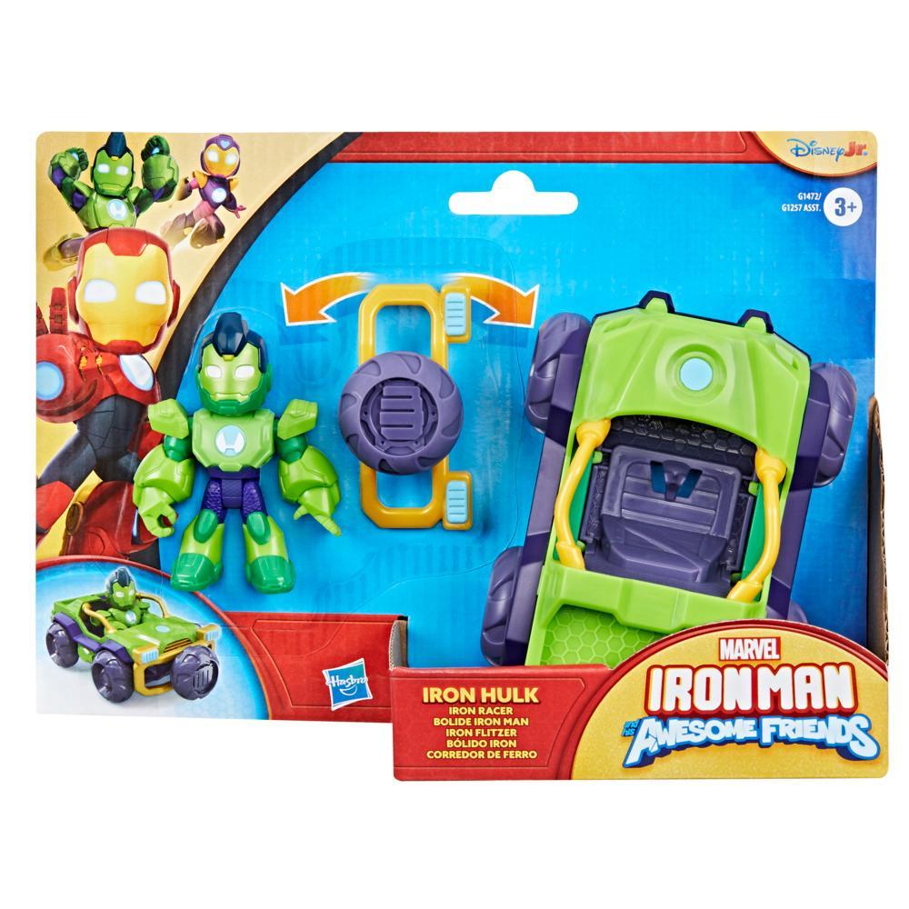 Marvel Iron Man and his Awesome Friends Iron Hulk Action Figure Toy Vehicle - Image 7