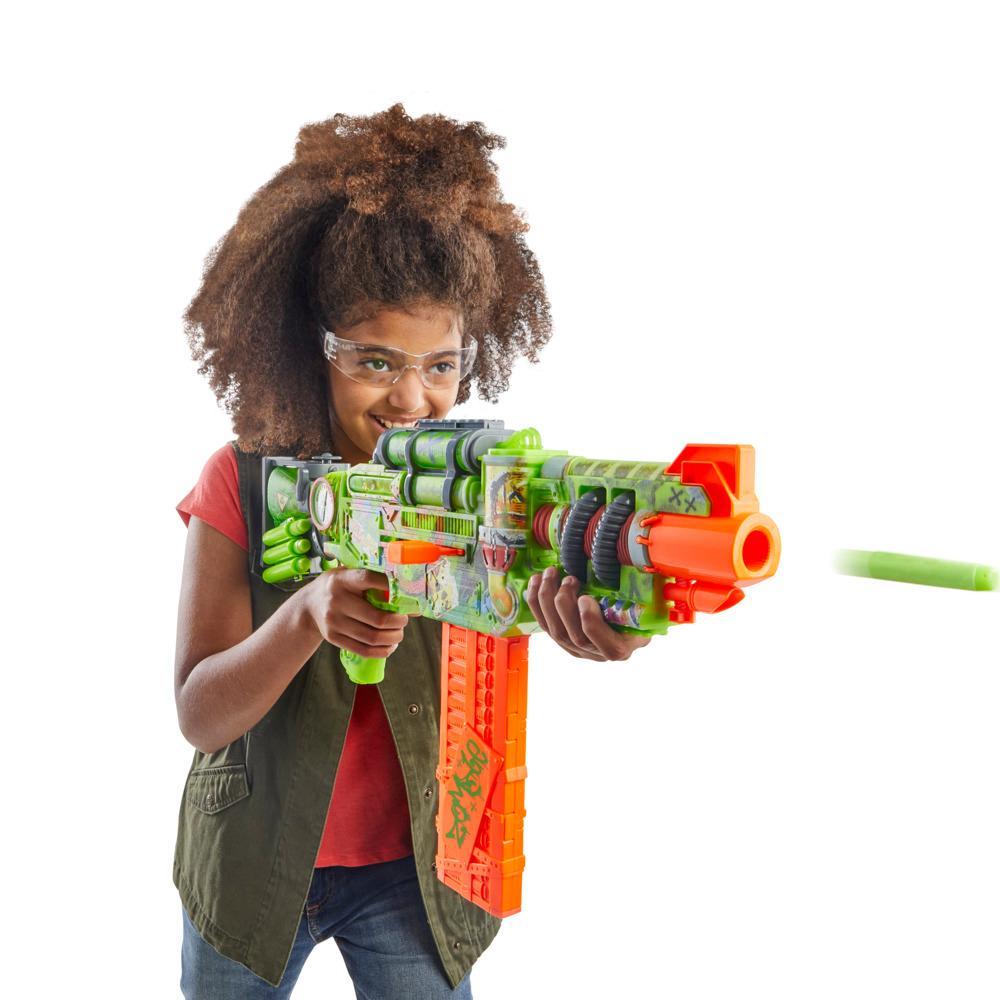 Nerf Zombie Corrupter Dart Blaster 22 Nerf Elite Darts Outdoor Games Ages 8