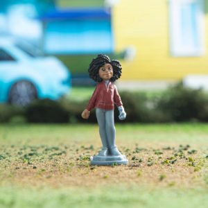 Transformers Toys EarthSpark Spin Changer Bumblebee Action Figure with Mo Malto Figure