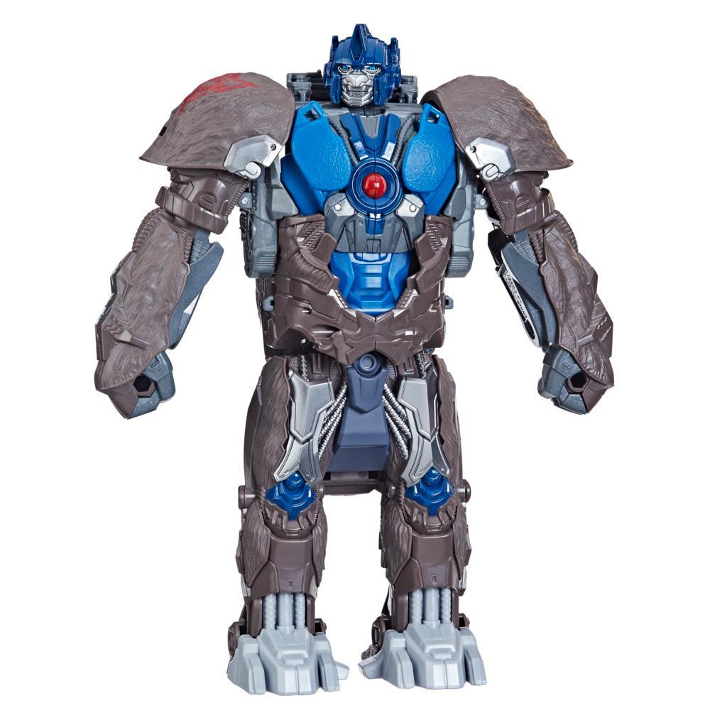 Transformers Toys Transformers Rise of the Beasts Movie Smash Changer Optimus Primal Action Figure - Ages 6 and up 9-inch - Image 6