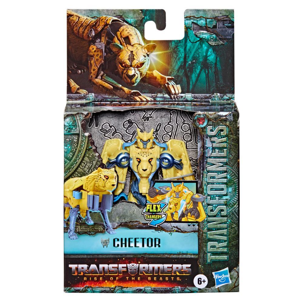 Transformers Toys Transformers Rise of the Beasts Movie Flex Changer Cheetor Action Figure - Ages 6 and up 6-inch
