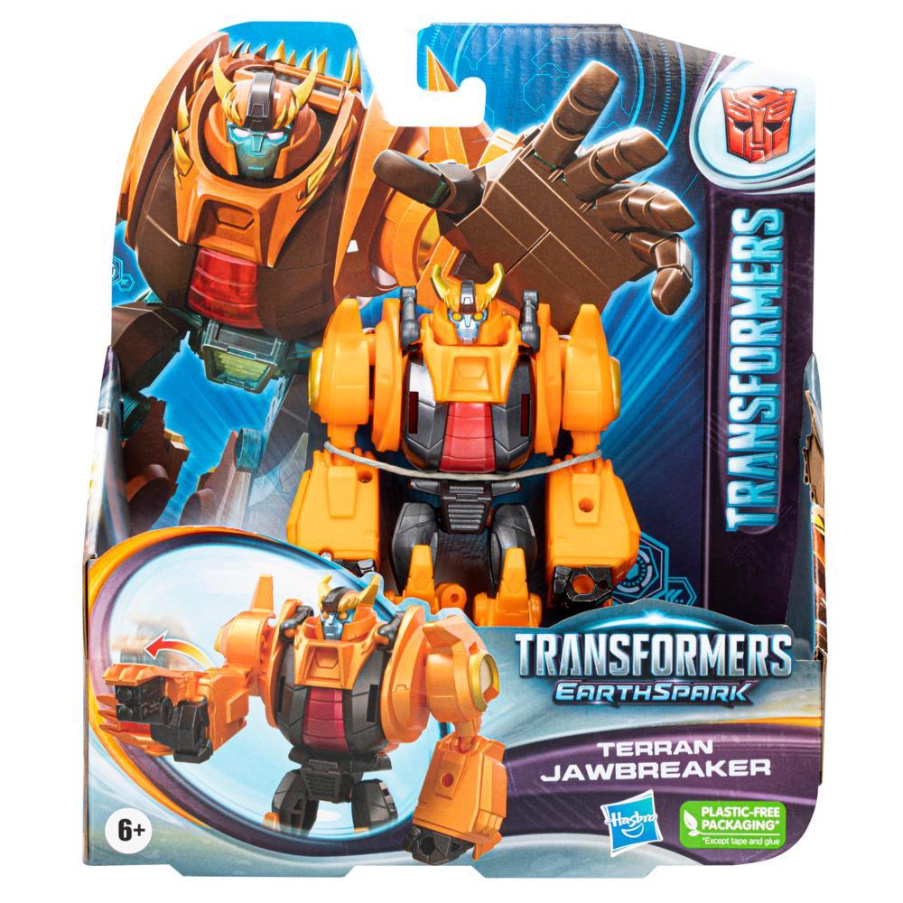Transformers Toys EarthSpark Warrior Class Terran Jawbreaker Action Figure - Image 2