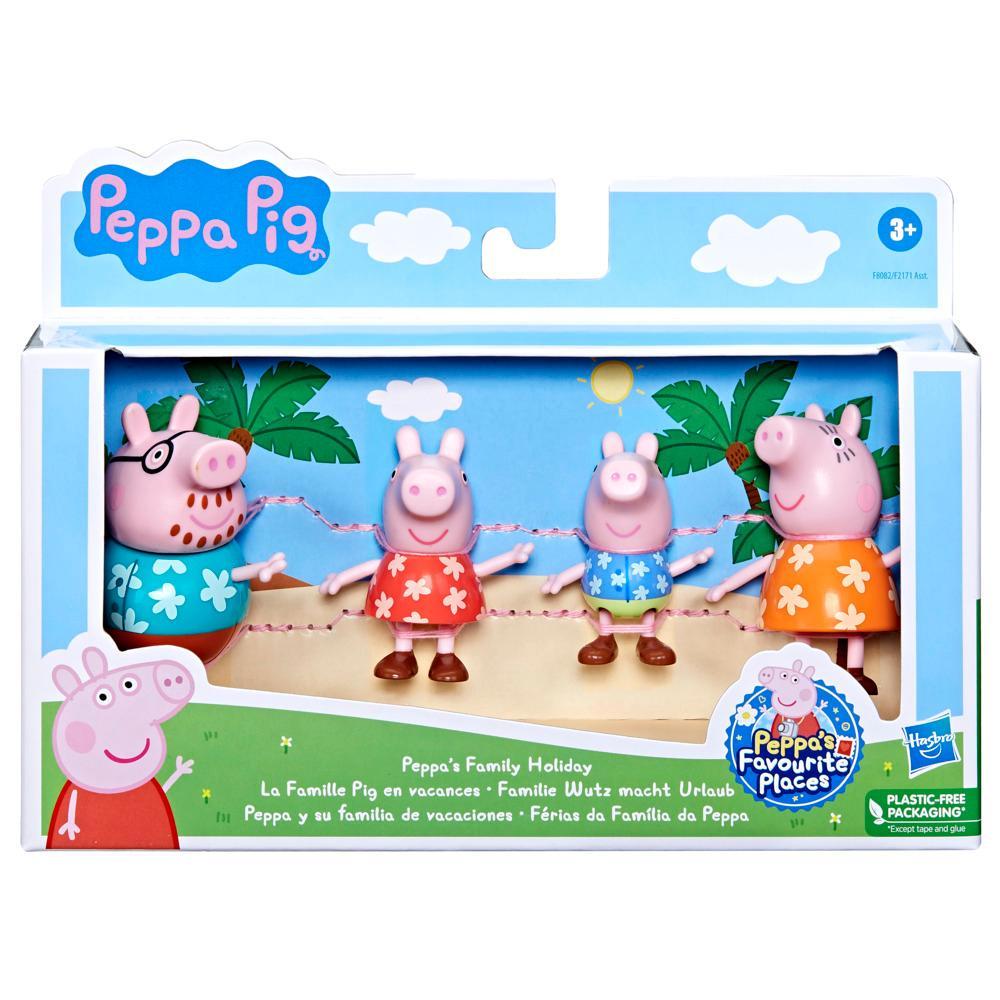 Peppa Pig Toys Peppas Family Holiday 4 Vacation-Themed Peppa Pig Figures Preschool Toys - Image 2