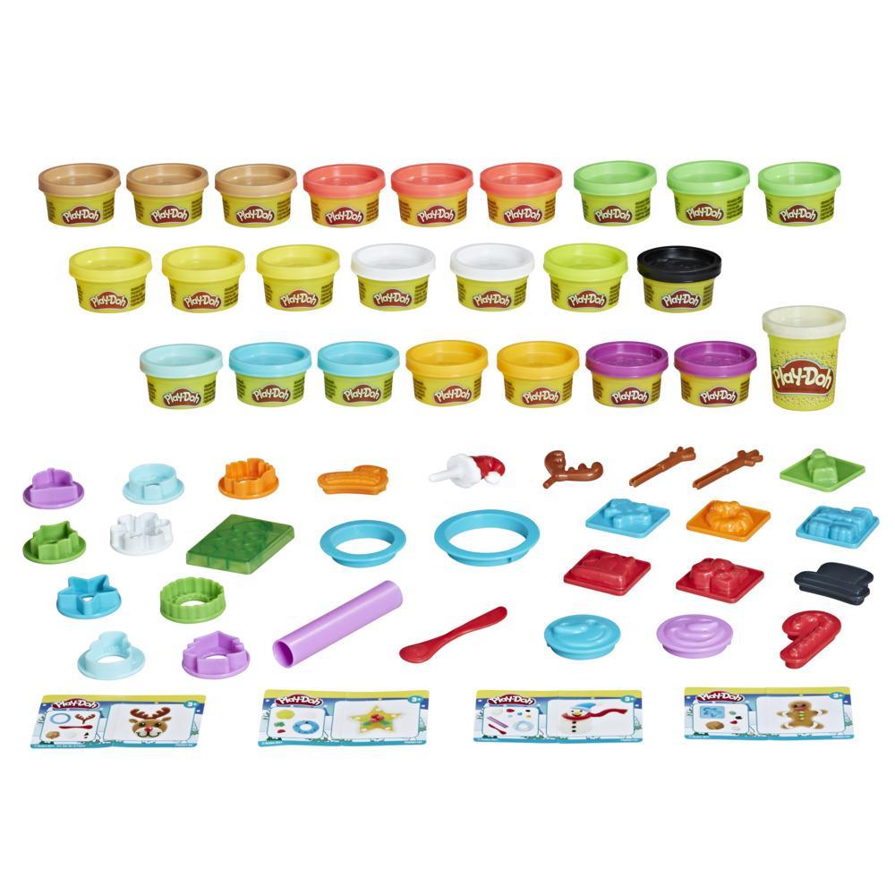 Play-Doh Advent Calendar Toy for Kids 3 Years and Up with Over 24 Surprises Playmats and 24 Play-Doh Cans - Image 6