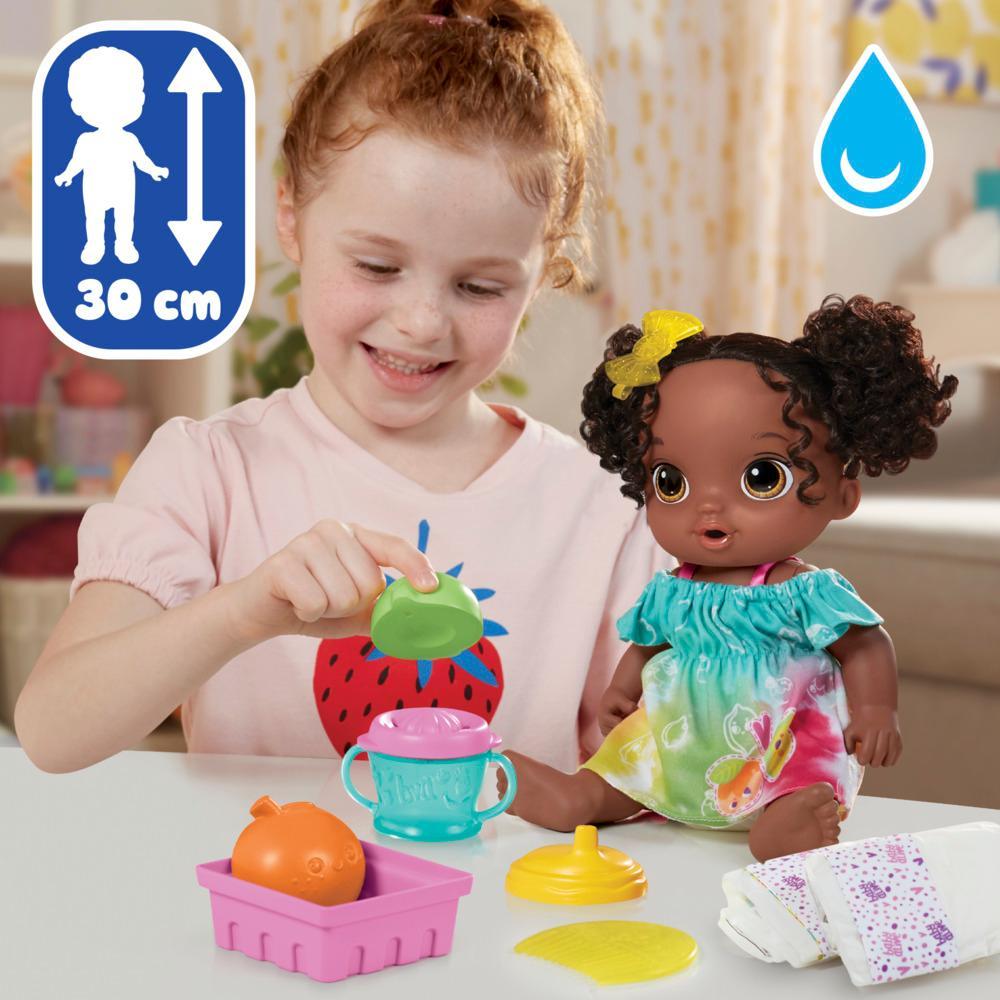 Baby Alive Fruity Sips Doll Lime Pretend Juicer Baby Doll Set Kids 3 and Up Black Hair - Image 2