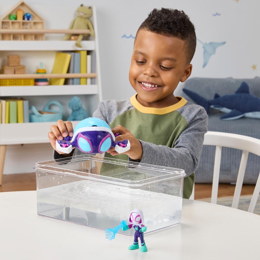 Marvel Spidey and his Amazing Friends Water-Webs Ghost Turtle Submarine Toy - Image 9