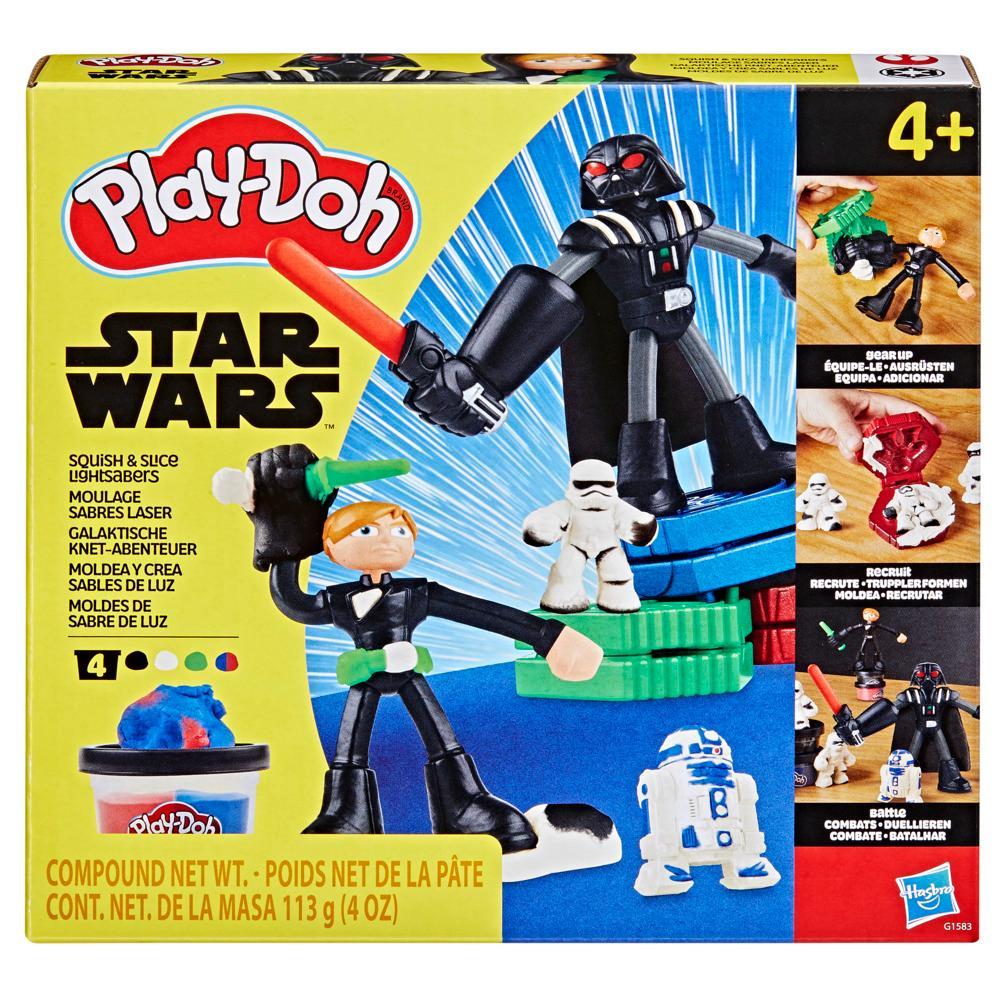 Play-Doh Star Wars Squish Slice Lightsabers 4 Action Figure Set - Image 7